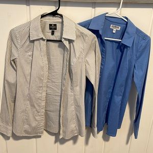 Two Express Button up Essential Shirts